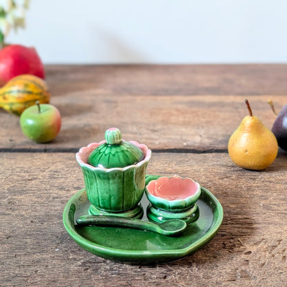 Colourful Lily Pad Cruet Set