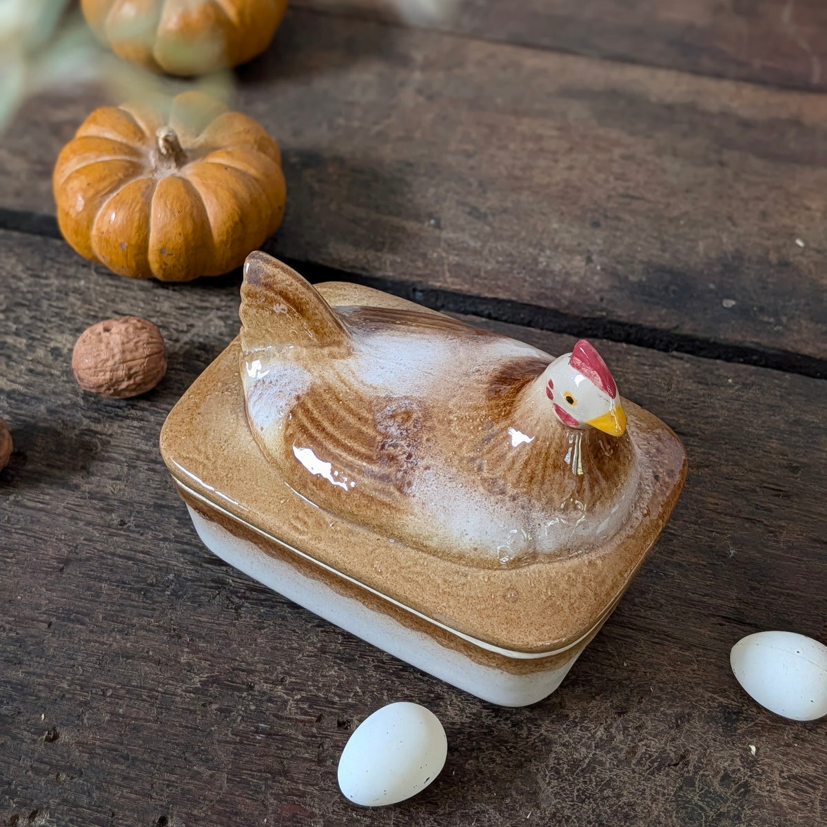 Chicken Ceramic Lidded Dish