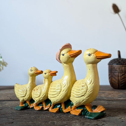 Cast Iron Geese Door Stop