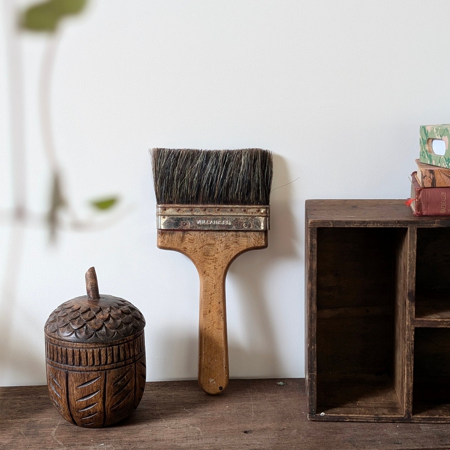 Large Rustic Time-worn Paint Brush