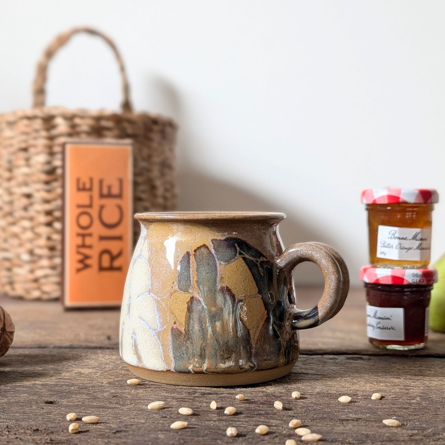 Flower Design Studio Pottery Mug