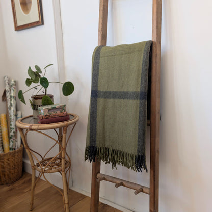 Balmoral Tartan Blanket - Green and Black