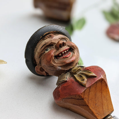 Black Forest Wooden Carved Bottle Opener