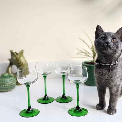 Luminarc Green Stemmed Glasses (Set of 4)