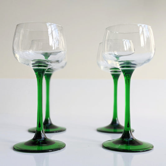 Luminarc Green Stemmed Glasses (Set of 6)