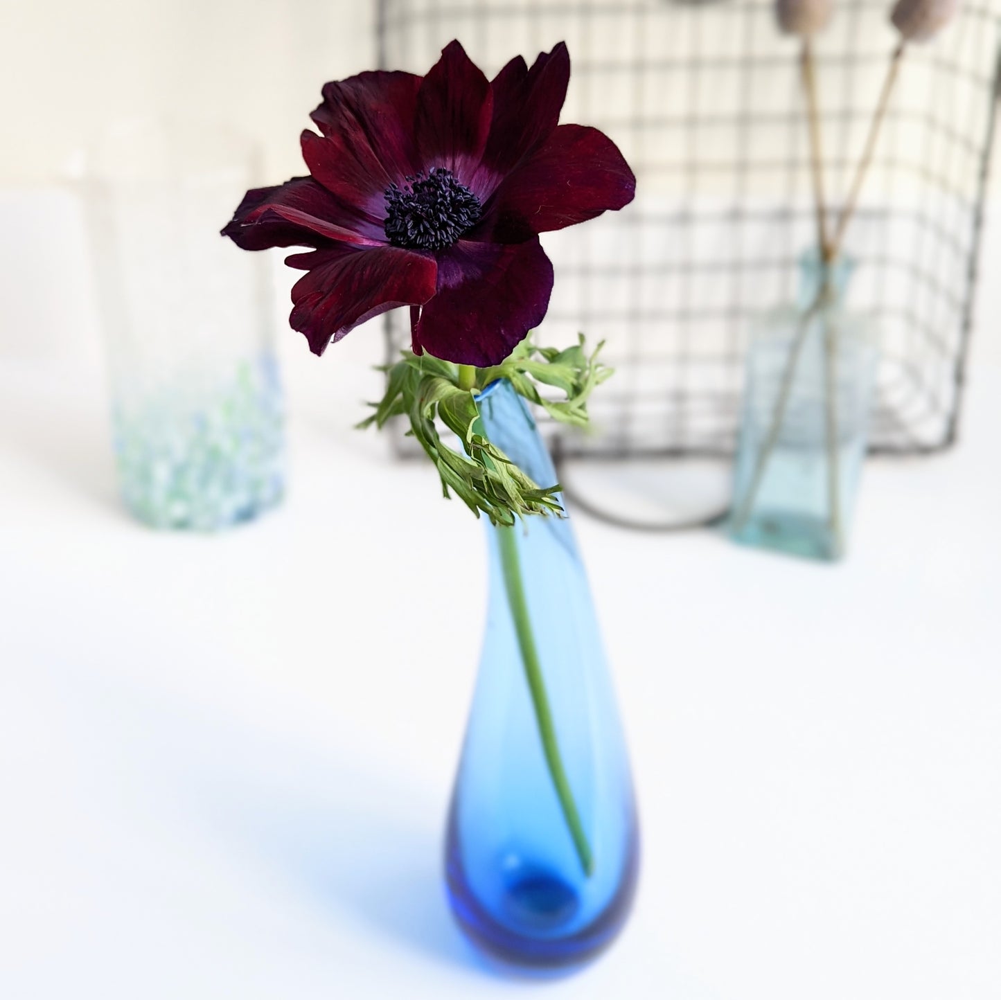 Blue Glass Vase