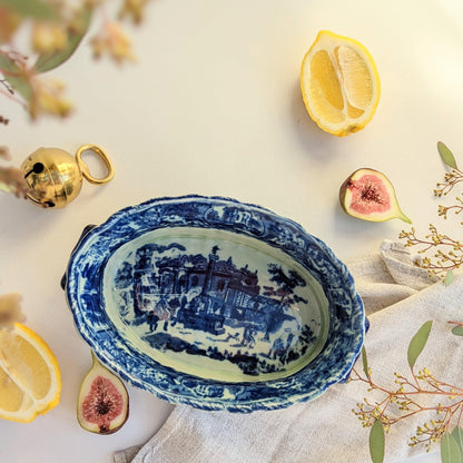 Blue and White Dish