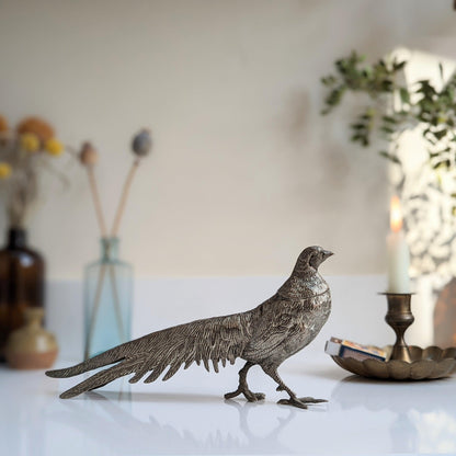 Metal Pheasant Menu Holders