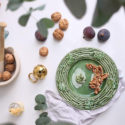 Bordello Pinheiro Acorn and Frog Plate Set