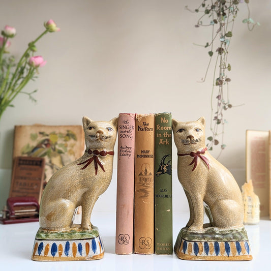 Pair of Cat Bookends