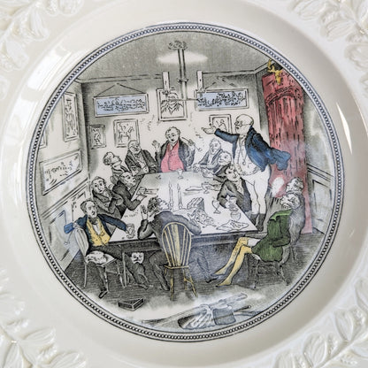 Adams Ironstone Charles Dickens Plates (2)