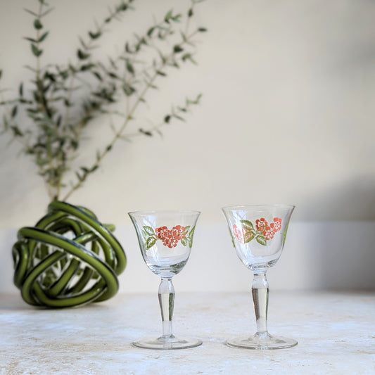 Delicate After-dinner Drink Glasses