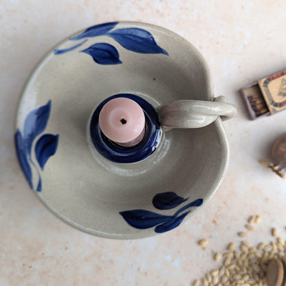 Studio Pottery Candleholder