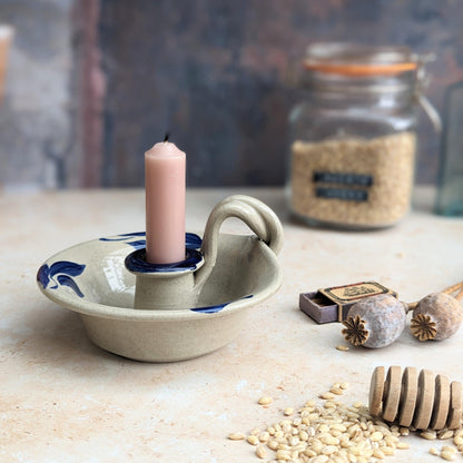 Studio Pottery Candleholder